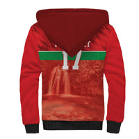 Custom Guadelope Football Sherpa Hoodie Basse Terre Red Style