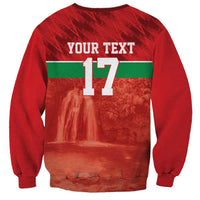 Custom Guadelope Football Sweatshirt Basse Terre Red Style