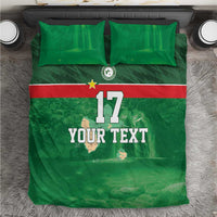Custom Guadelope Football Bedding Set Basse Terre Green Style