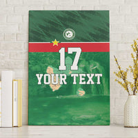 Custom Guadelope Football Canvas Wall Art Basse Terre Green Style