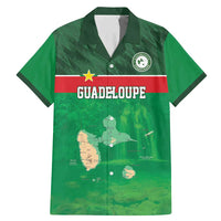Custom Guadelope Football Family Matching Mermaid Dress and Hawaiian Shirt Basse Terre Green Style