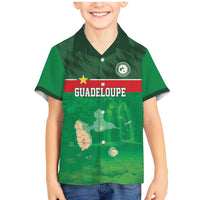 Custom Guadelope Football Family Matching Mermaid Dress and Hawaiian Shirt Basse Terre Green Style