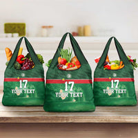 Custom Guadelope Football Grocery Bag Basse Terre Green Style