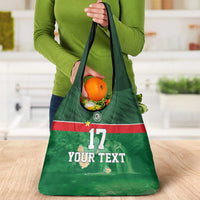 Custom Guadelope Football Grocery Bag Basse Terre Green Style