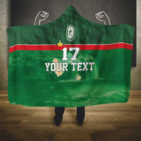 Custom Guadelope Football Hooded Blanket Basse Terre Green Style