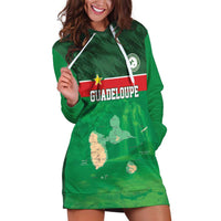 Custom Guadelope Football Hoodie Dress Basse Terre Green Style