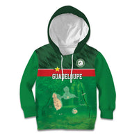 Custom Guadelope Football Kid Hoodie Basse Terre Green Style