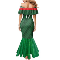 Custom Guadelope Football Mermaid Dress Basse Terre Green Style