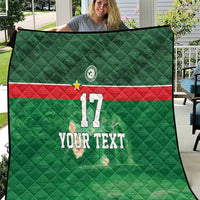 Custom Guadelope Football Quilt Basse Terre Green Style