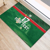 Custom Guadelope Football Rubber Doormat Basse Terre Green Style