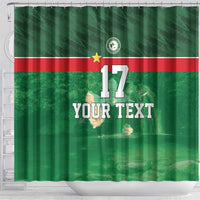 Custom Guadelope Football Shower Curtain Basse Terre Green Style