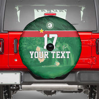 Custom Guadelope Football Spare Tire Cover Basse Terre Green Style
