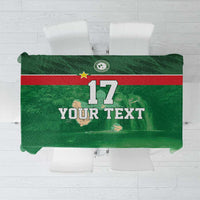 Custom Guadelope Football Tablecloth Basse Terre Green Style