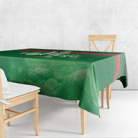 Custom Guadelope Football Tablecloth Basse Terre Green Style