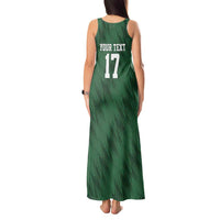 Custom Guadelope Football Tank Maxi Dress Basse Terre Green Style