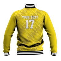 Custom Guadelope Football Baseball Jacket Basse Terre Yellow Style