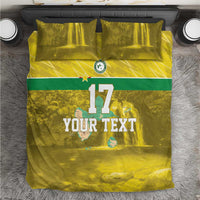 Custom Guadelope Football Bedding Set Basse Terre Yellow Style