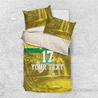 Custom Guadelope Football Bedding Set Basse Terre Yellow Style