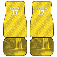Custom Guadelope Football Car Mats Basse Terre Yellow Style