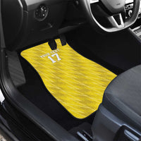 Custom Guadelope Football Car Mats Basse Terre Yellow Style