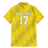 Custom Guadelope Football Family Matching Mermaid Dress and Hawaiian Shirt Basse Terre Yellow Style