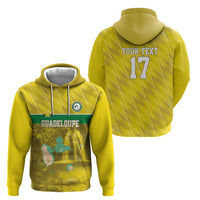 Custom Guadelope Football Hoodie Basse Terre Yellow Style