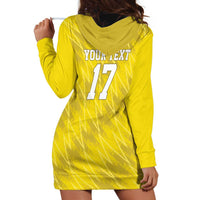 Custom Guadelope Football Hoodie Dress Basse Terre Yellow Style