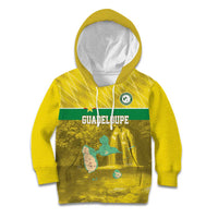 Custom Guadelope Football Kid Hoodie Basse Terre Yellow Style