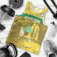 Custom Guadelope Football Men Tank Top Basse Terre Yellow Style