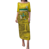 Custom Guadelope Football Puletasi Basse Terre Yellow Style