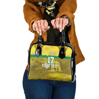 Custom Guadelope Football Shoulder Handbag Basse Terre Yellow Style