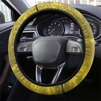 Guadelope Football Steering Wheel Cover Basse Terre Yellow Style