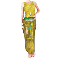 Custom Guadelope Football Tank Maxi Dress Basse Terre Yellow Style