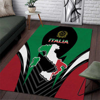 Italian Republic Area Rug Simple Coat of Arms