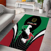 Italian Republic Area Rug Simple Coat of Arms