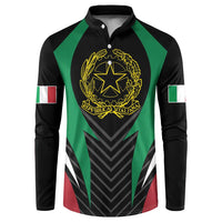 Italian Republic Button Sweatshirt Simple Coat of Arms