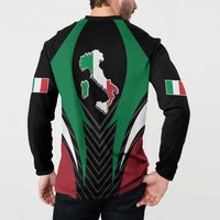 Italian Republic Button Sweatshirt Simple Coat of Arms