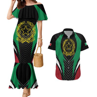 Italian Republic Couples Matching Mermaid Dress and Hawaiian Shirt Simple Coat of Arms