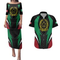 Italian Republic Couples Matching Puletasi and Hawaiian Shirt Simple Coat of Arms