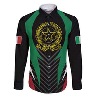 Italian Republic Family Matching Mermaid Dress and Hawaiian Shirt Simple Coat of Arms