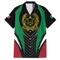 Italian Republic Family Matching Off Shoulder Maxi Dress and Hawaiian Shirt Simple Coat of Arms