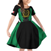 Italian Republic Family Matching Off Shoulder Short Dress and Hawaiian Shirt Simple Coat of Arms