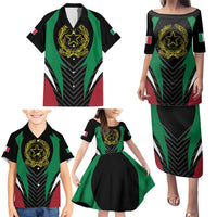 Italian Republic Family Matching Puletasi and Hawaiian Shirt Simple Coat of Arms