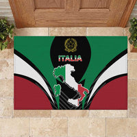 Italian Republic Rubber Doormat Simple Coat of Arms