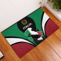 Italian Republic Rubber Doormat Simple Coat of Arms