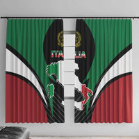 Italian Republic Window Curtain Simple Coat of Arms