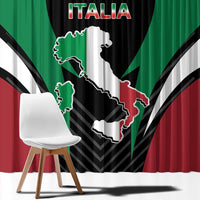 Italian Republic Window Curtain Simple Coat of Arms