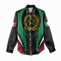 Italian Republic Women Casual Shirt Simple Coat of Arms