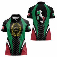 Italian Republic Women Polo Shirt Simple Coat of Arms