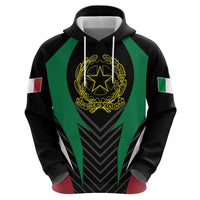 Italian Republic Zip Hoodie Simple Coat of Arms LT17 - Wonder Print Shop